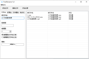 Freerename批量改名v5.2单文件版