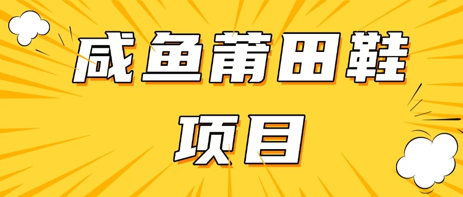 咸鱼高转化项目，附带货源，每日稳定300＋