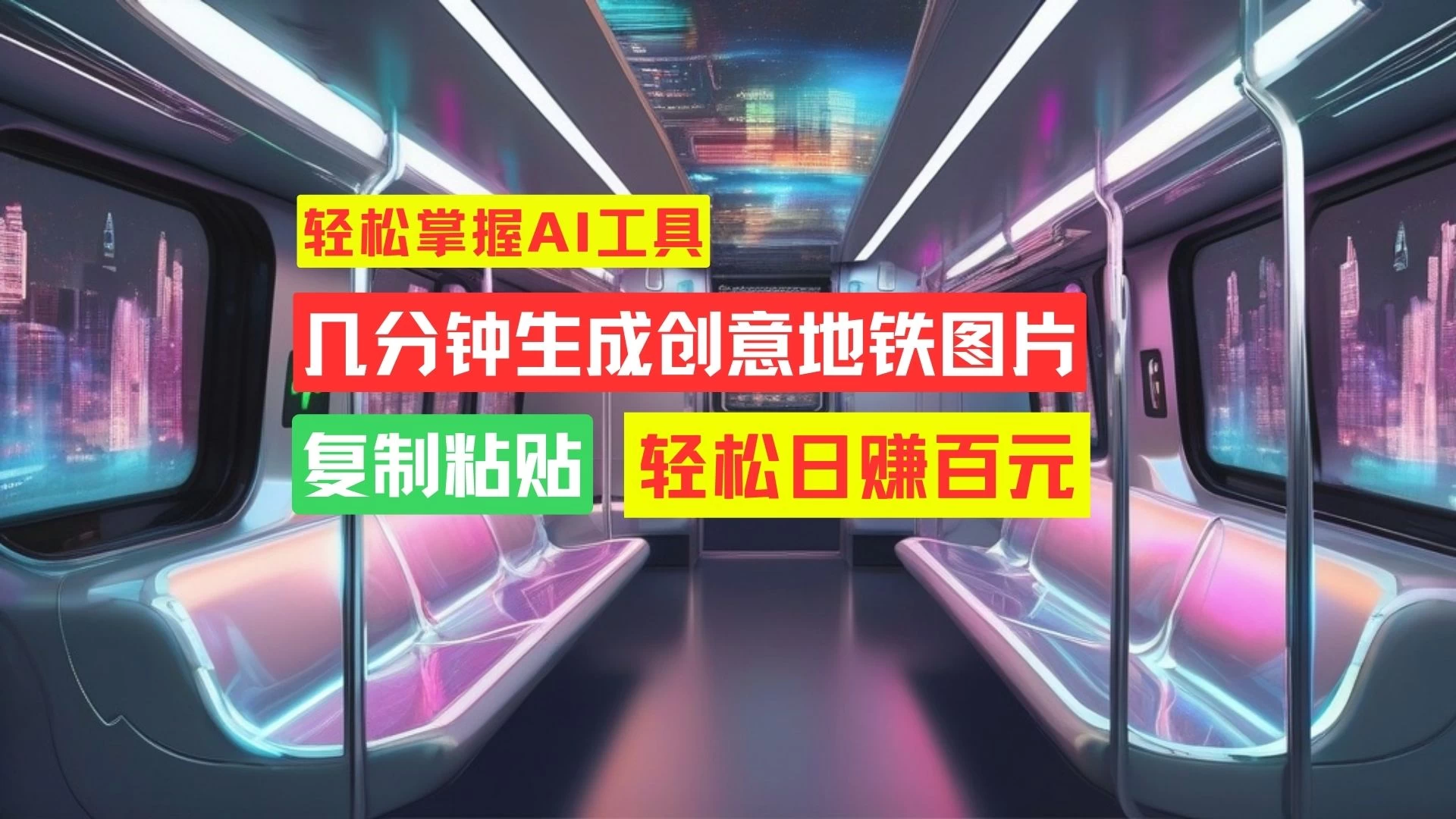 学会这招，分分钟制作爆火地铁图片，日赚百元不是梦！